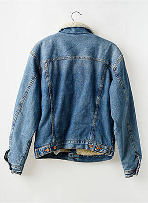 Veste casual finition intérieure fourrure synthétique bleu DIESEL garçon
