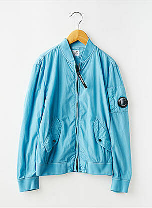 Blouson col v bleu CP COMPANY garçon