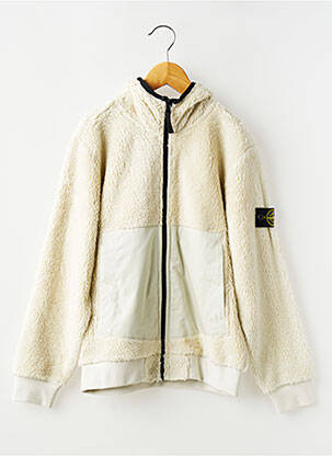 Veste casual poches beige STONE ISLAND garçon