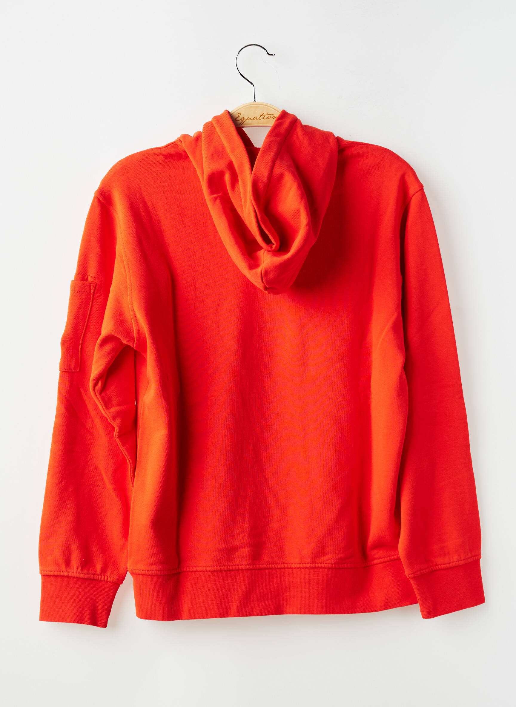 Sweat-shirt à capuche tissage jersey manches longues orange CP COMPANY garçon