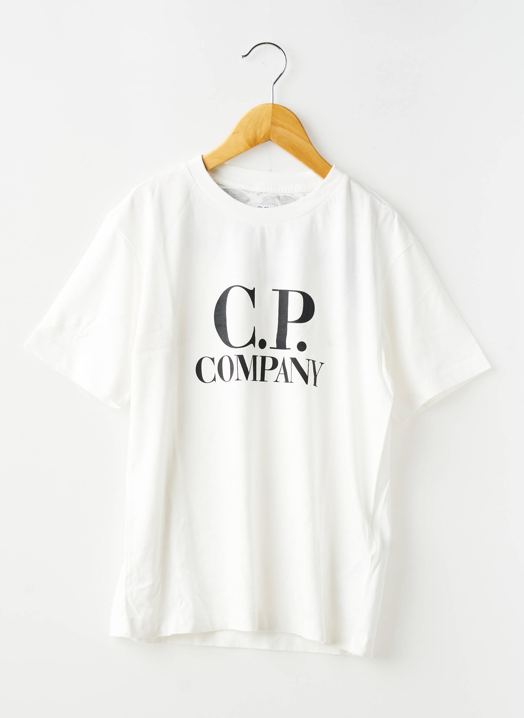 T-shirt stretch manches courtes blanc CP COMPANY garçon