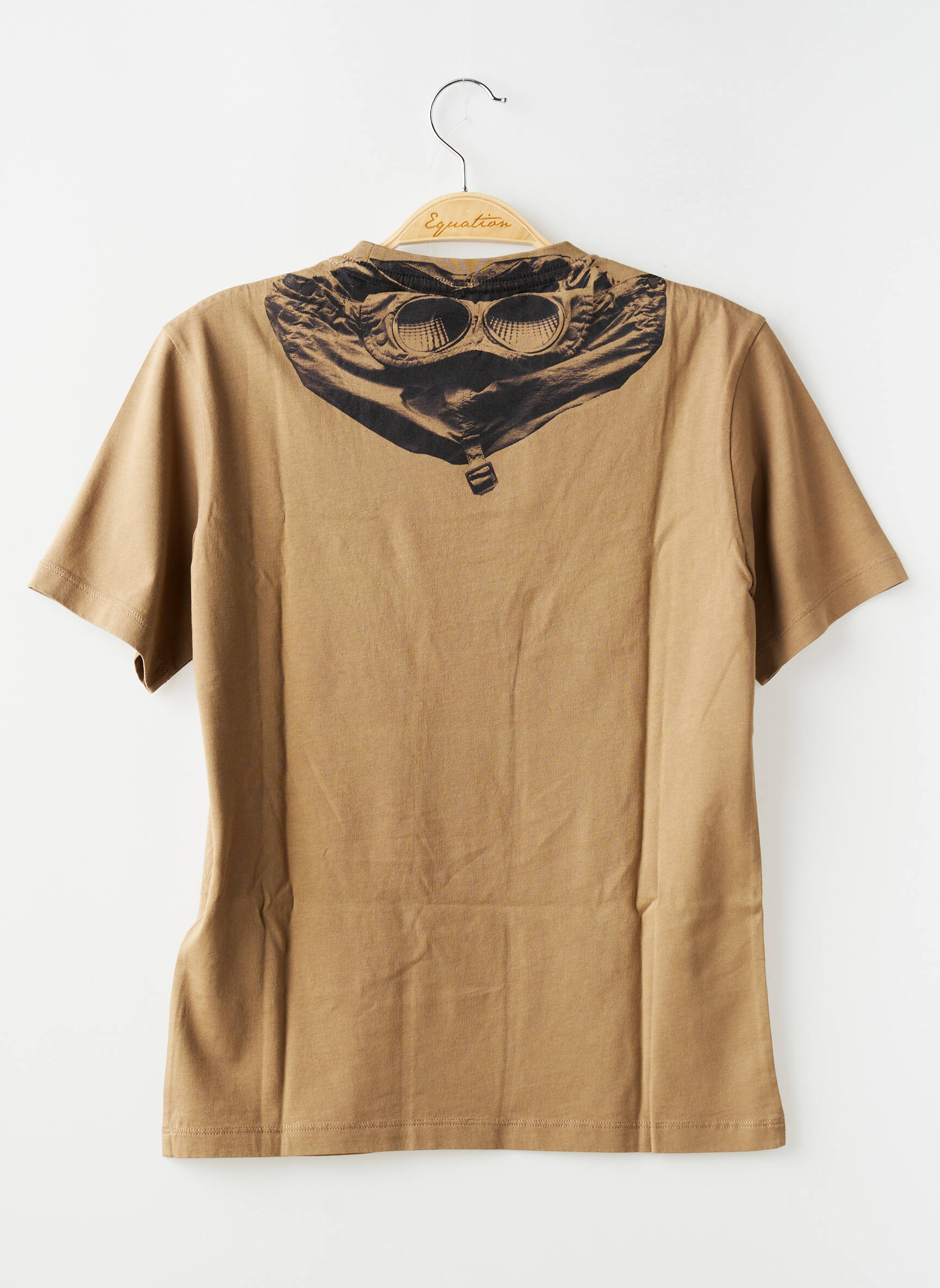 T-shirt tissage jersey manches courtes marron CP COMPANY garçon