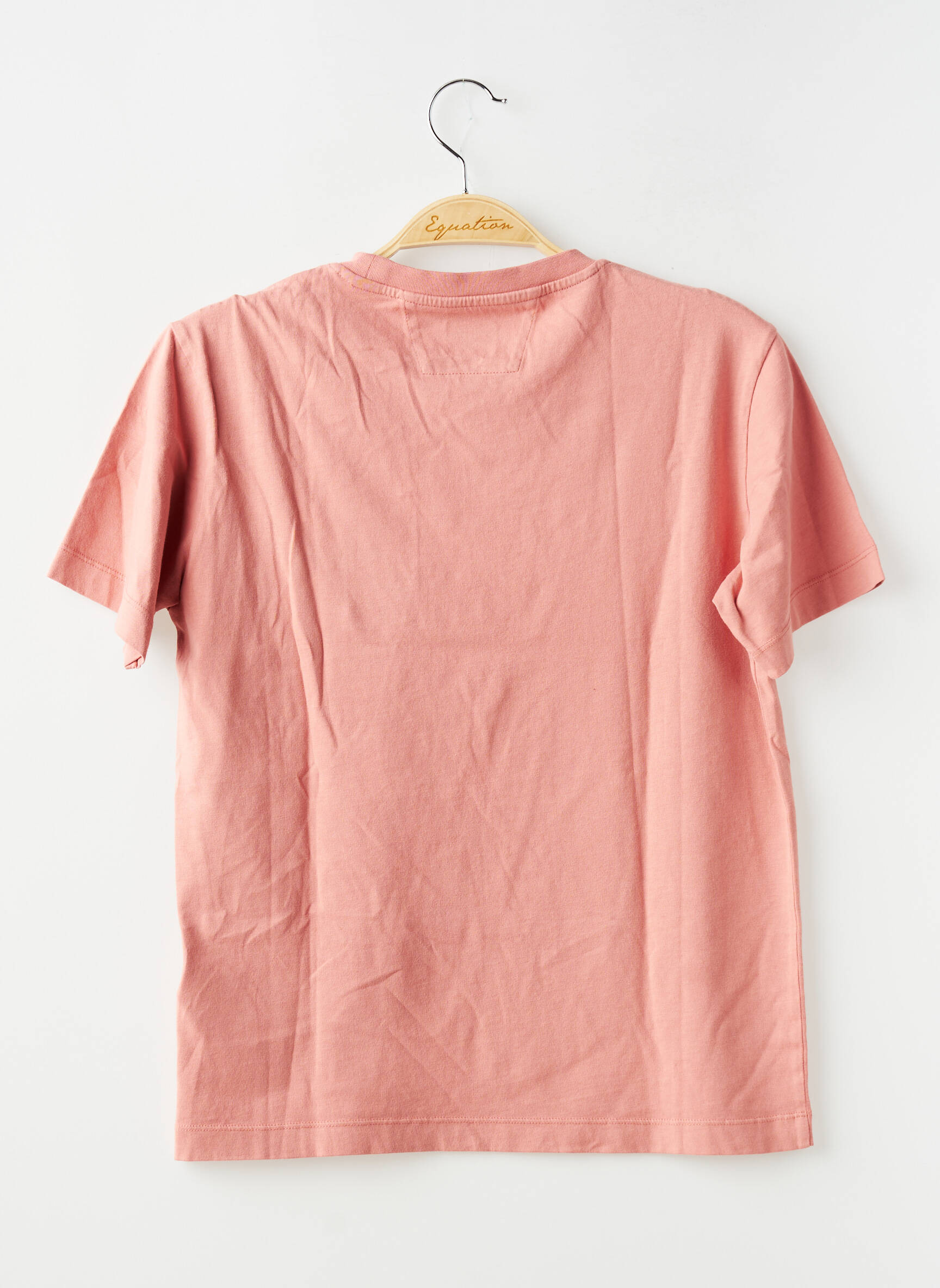 T-shirt stretch manches courtes rose CP COMPANY garçon