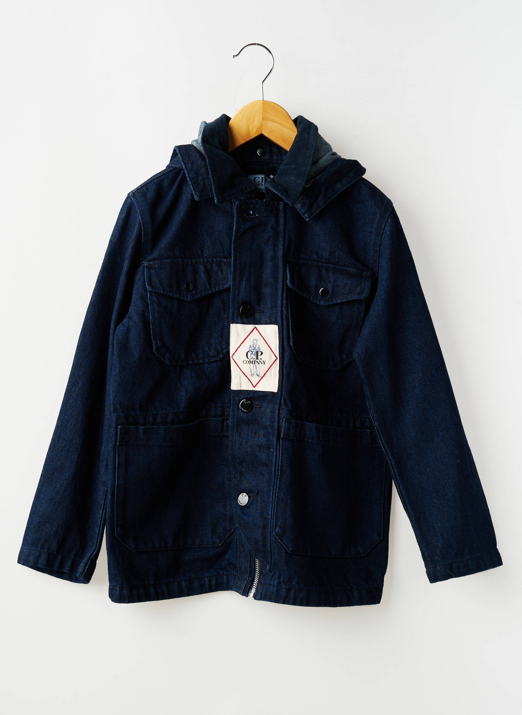 Veste casual poches bleu CP COMPANY garçon