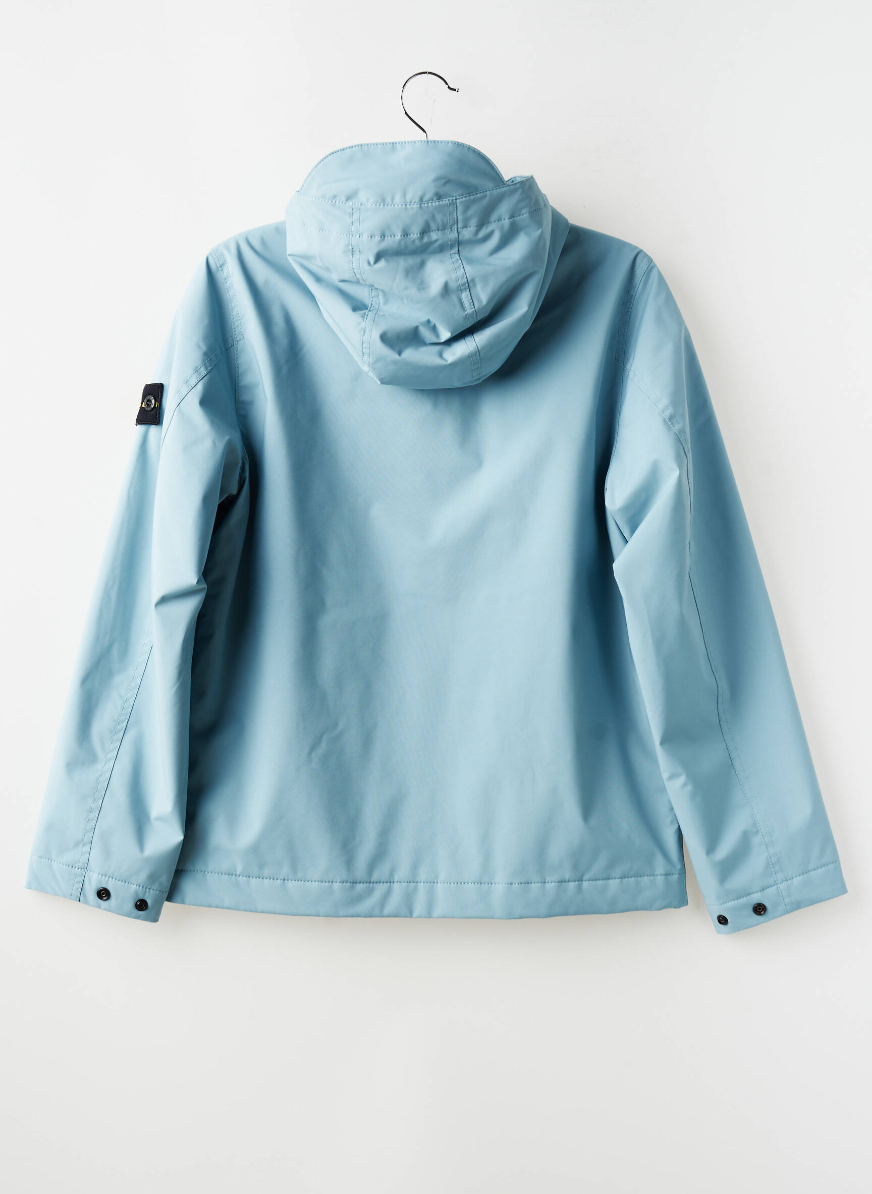 Parka poches a capuche bleu STONE ISLAND garçon