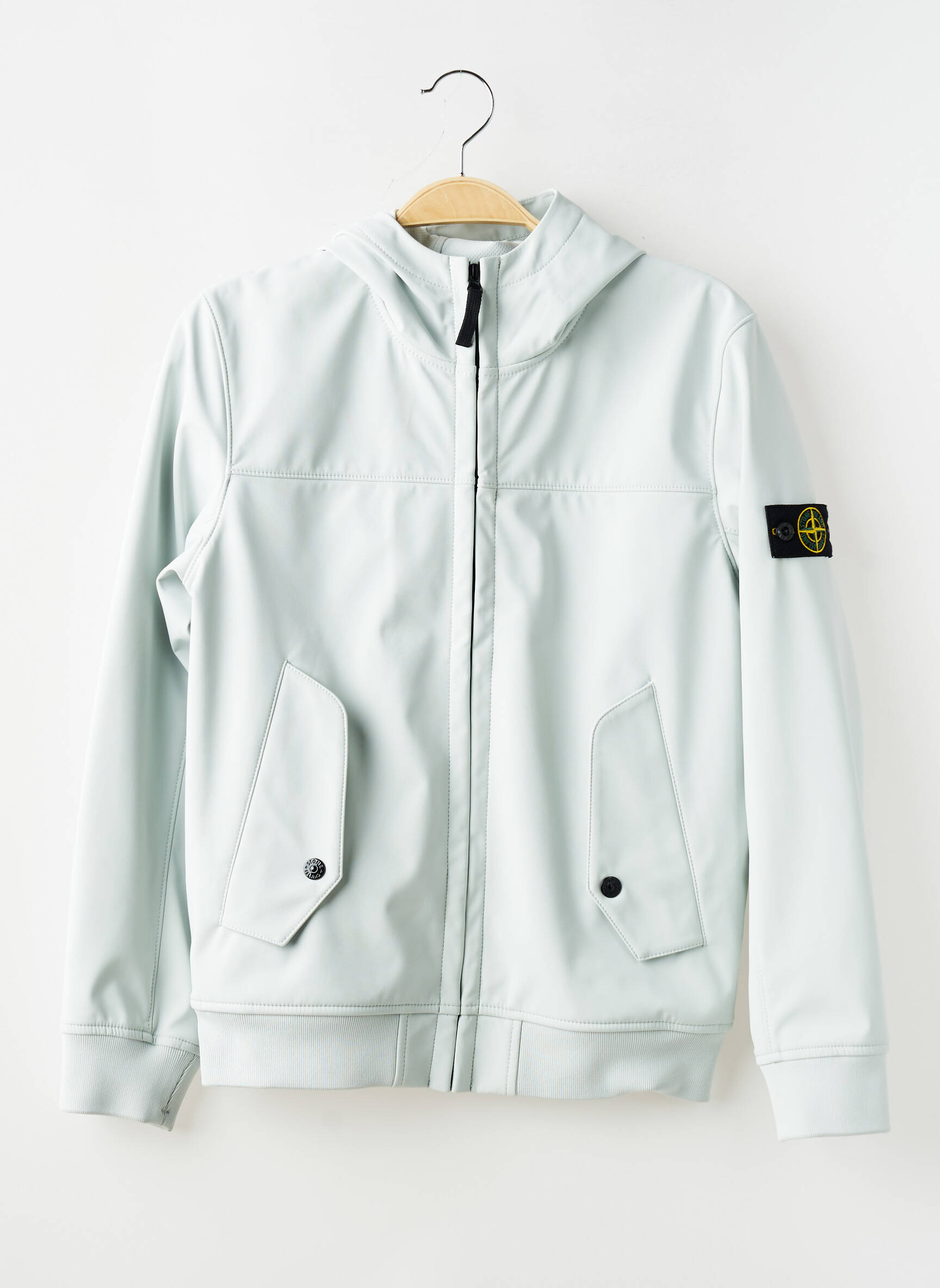 Blouson poches gris STONE ISLAND garçon