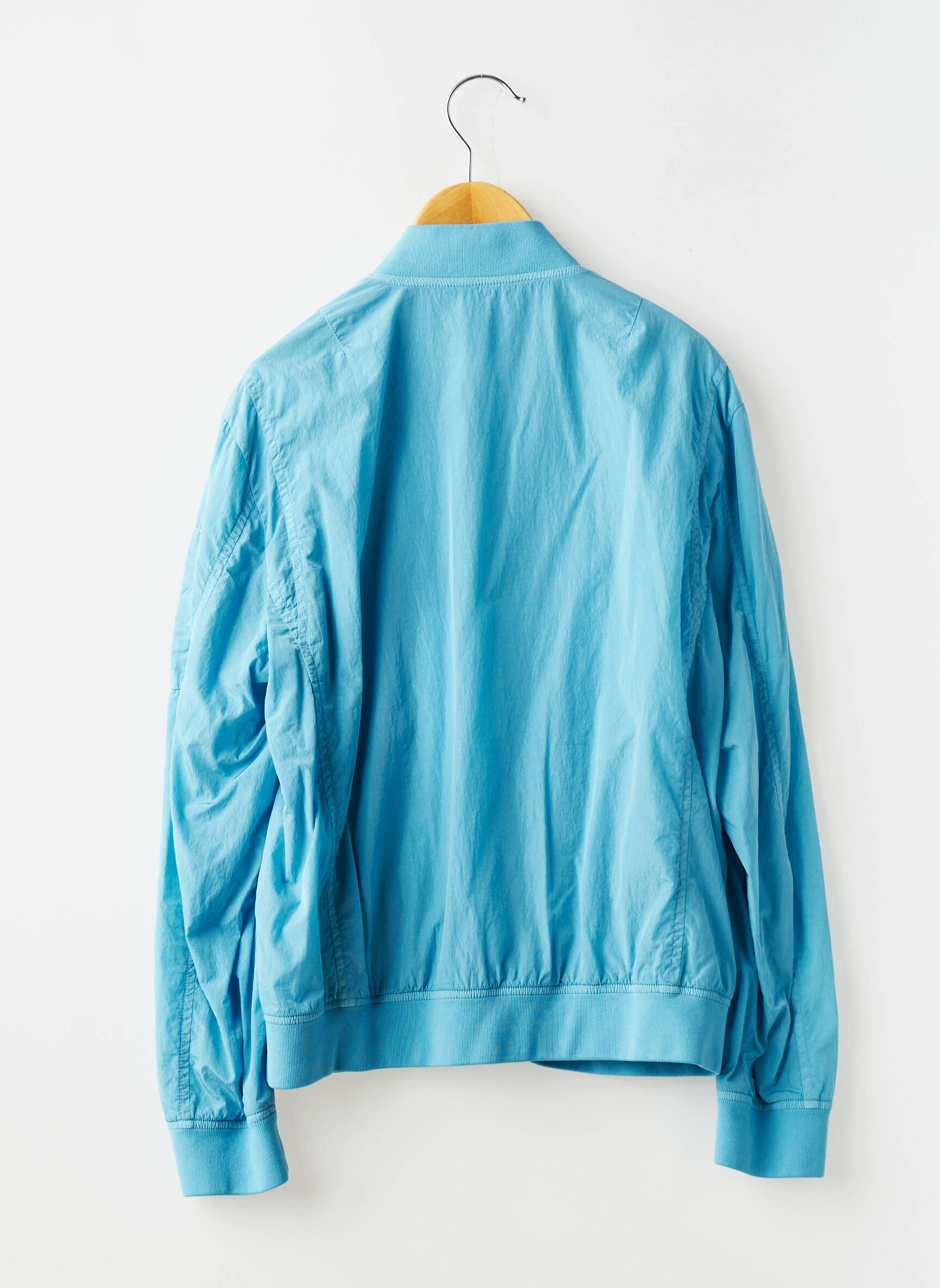 Blouson col v bleu CP COMPANY garçon