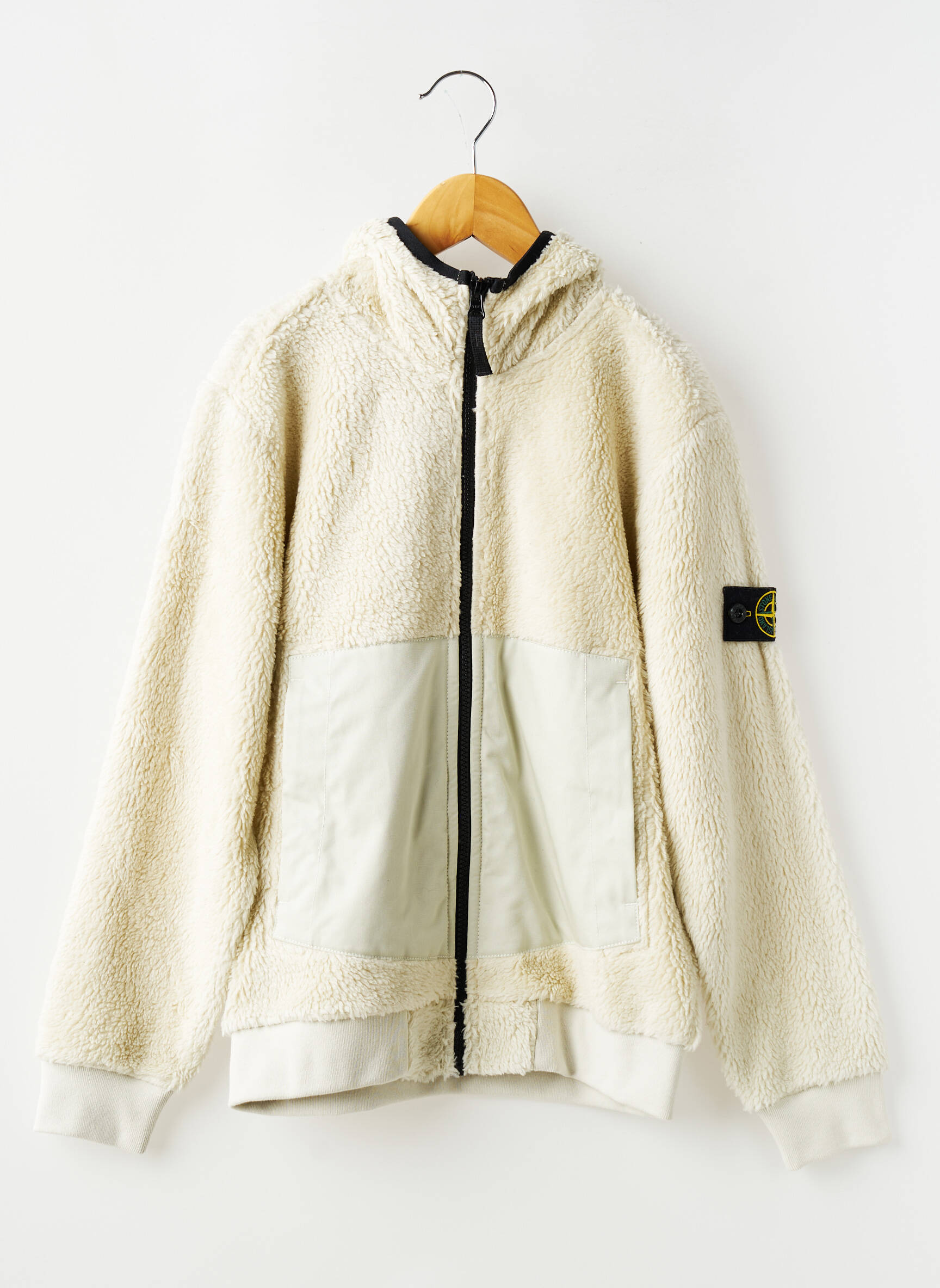 Veste casual poches beige STONE ISLAND garçon