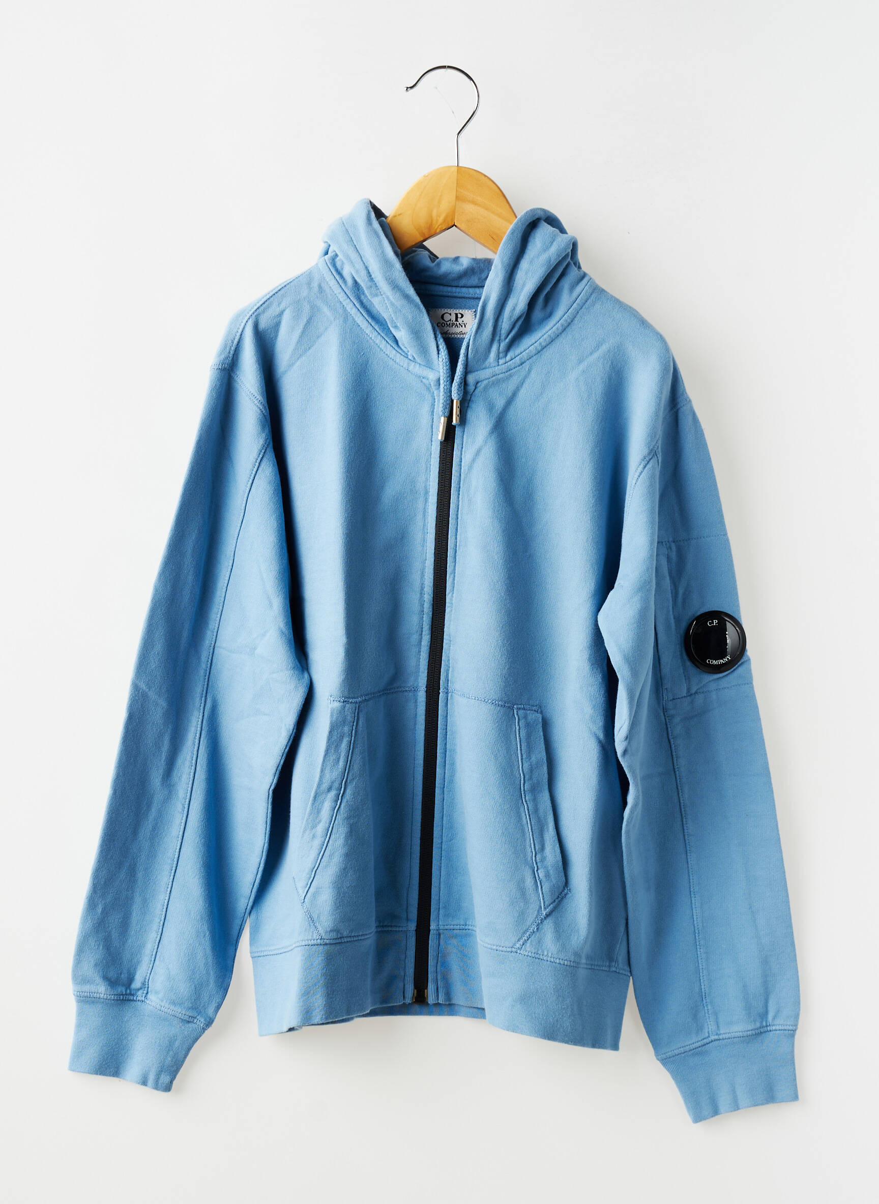 Veste casual col rond bleu CP COMPANY garçon