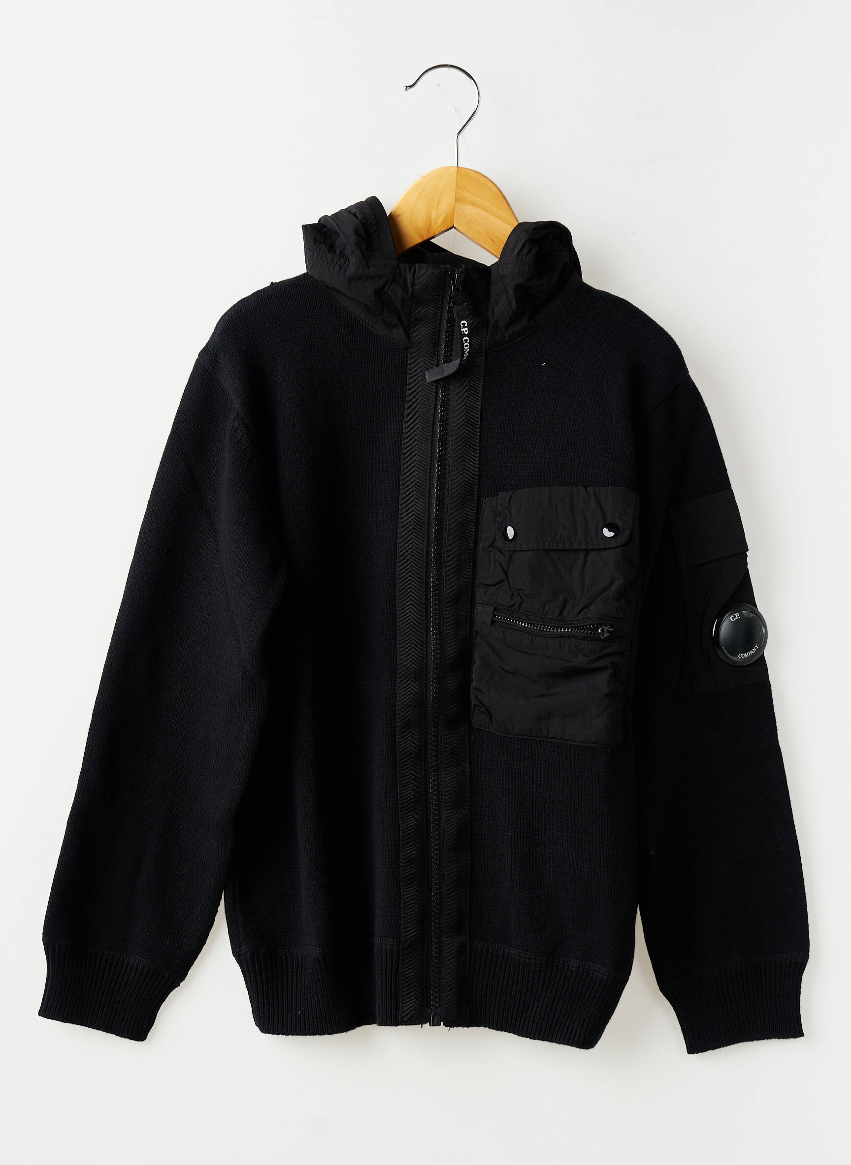 Veste casual poches noir CP COMPANY garçon