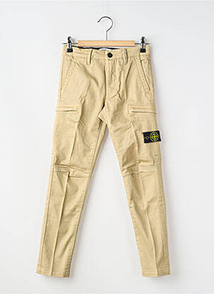Pantalon chino stretch beige STONE ISLAND garçon