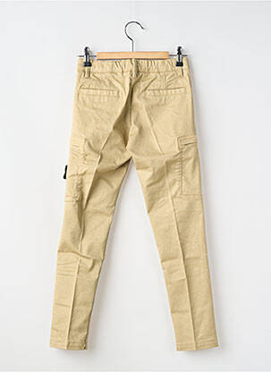 Pantalon chino stretch beige STONE ISLAND garçon