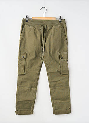 Pantalon cargo stretch taille élastique vert SWEET PANTS garçon