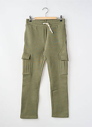 Jogging taille normale taille élastique vert SWEET PANTS garçon
