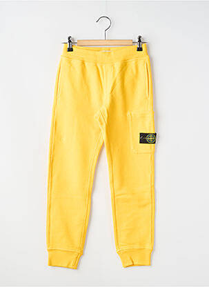 Jogging taille normale taille élastique jaune STONE ISLAND garçon