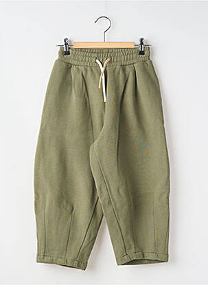 Jogging taille normale taille élastique vert SWEET PANTS garçon