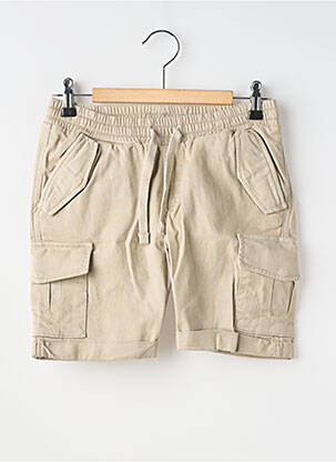 Short stretch taille élastique beige SWEET PANTS garçon