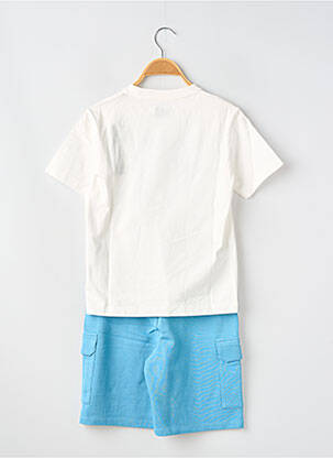 Ensemble short taille élastique blanc CP COMPANY garçon