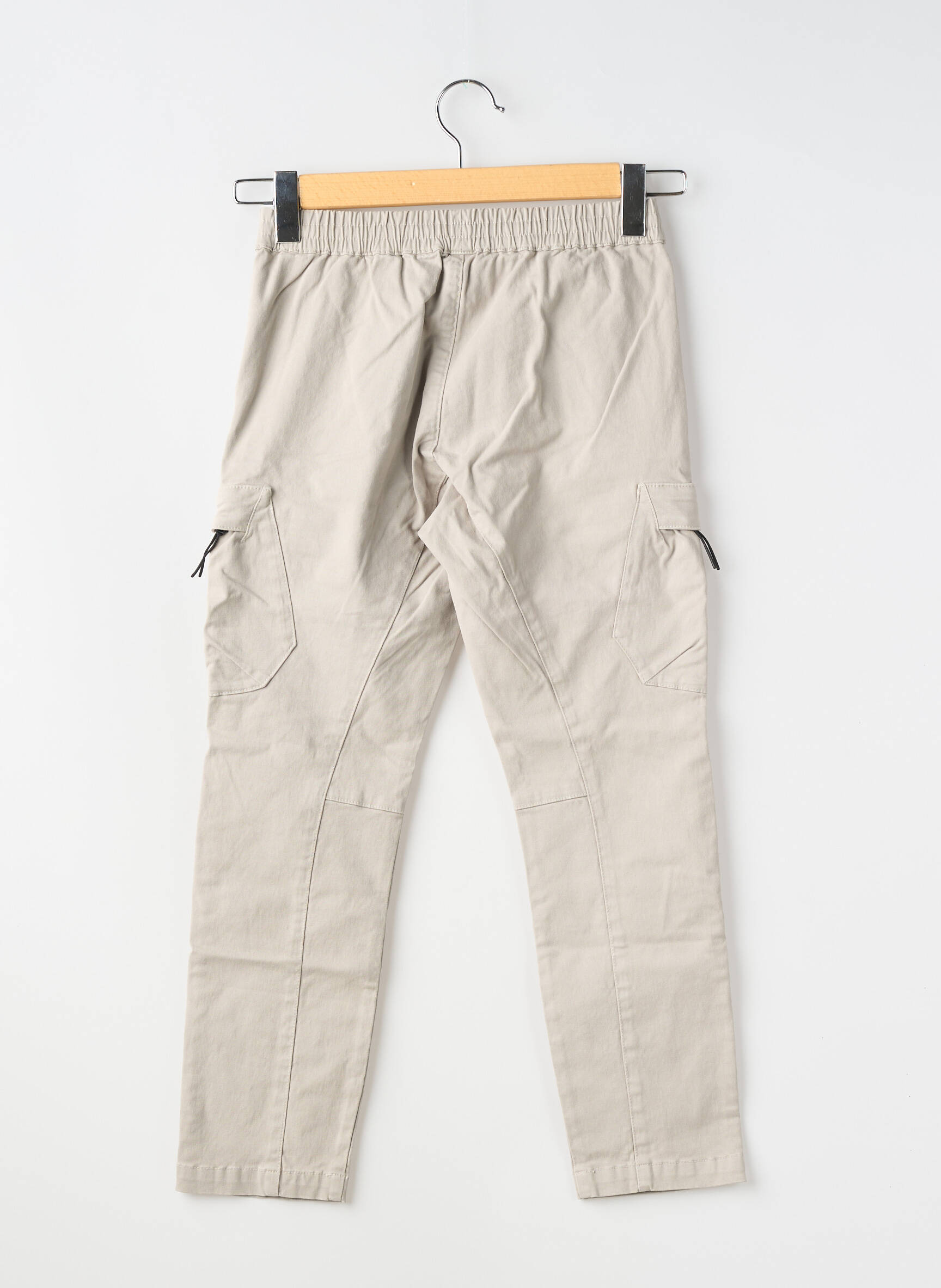 Pantalon cargo stretch taille élastique gris CP COMPANY garçon