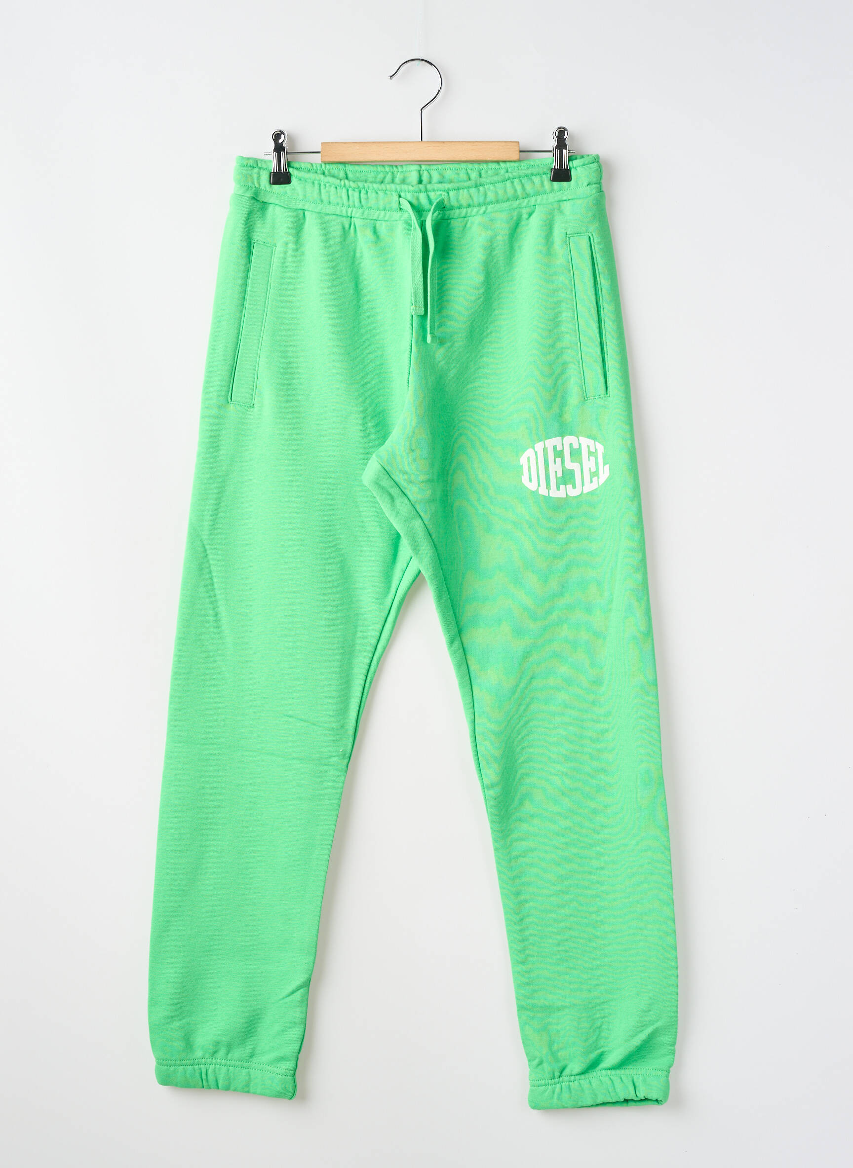 Jogging taille normale taille élastique vert DIESEL garçon