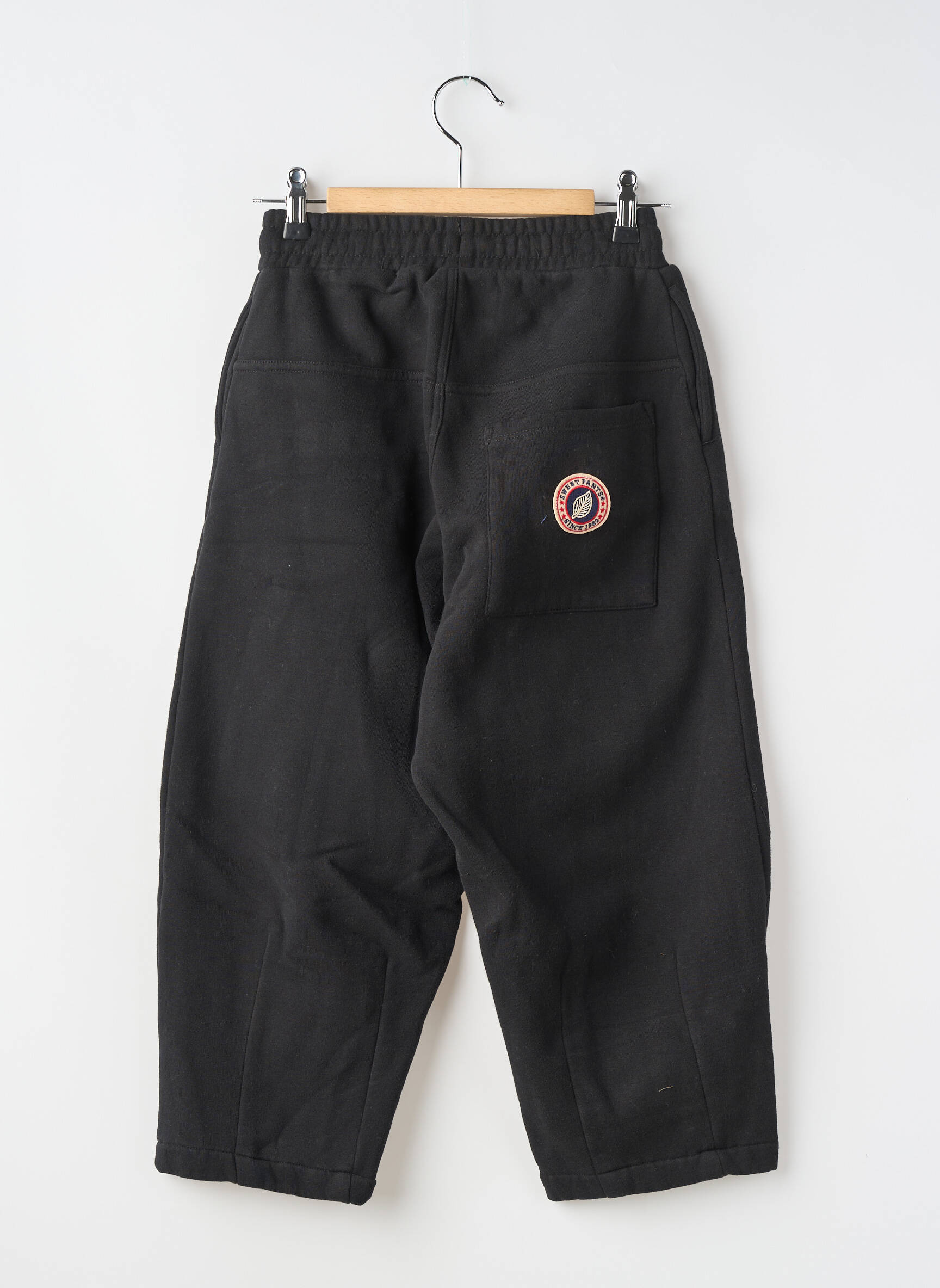 Jogging taille normale taille élastique noir SWEET PANTS garçon