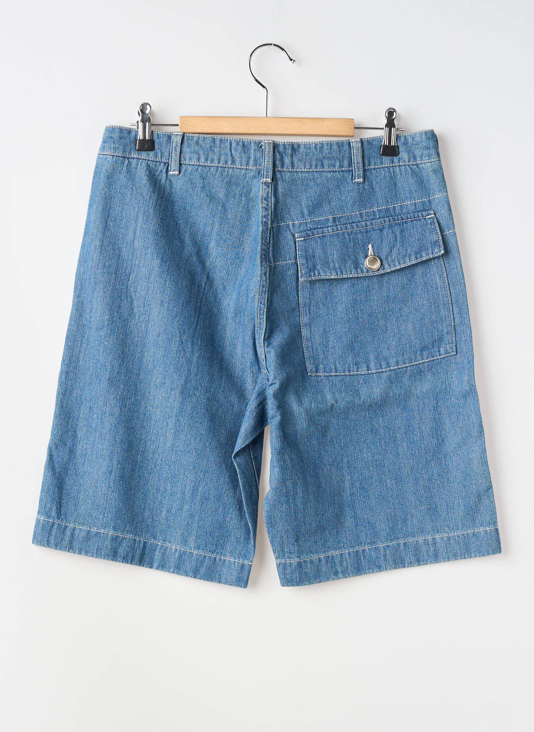 Bermuda tissage denim bleu CP COMPANY garçon
