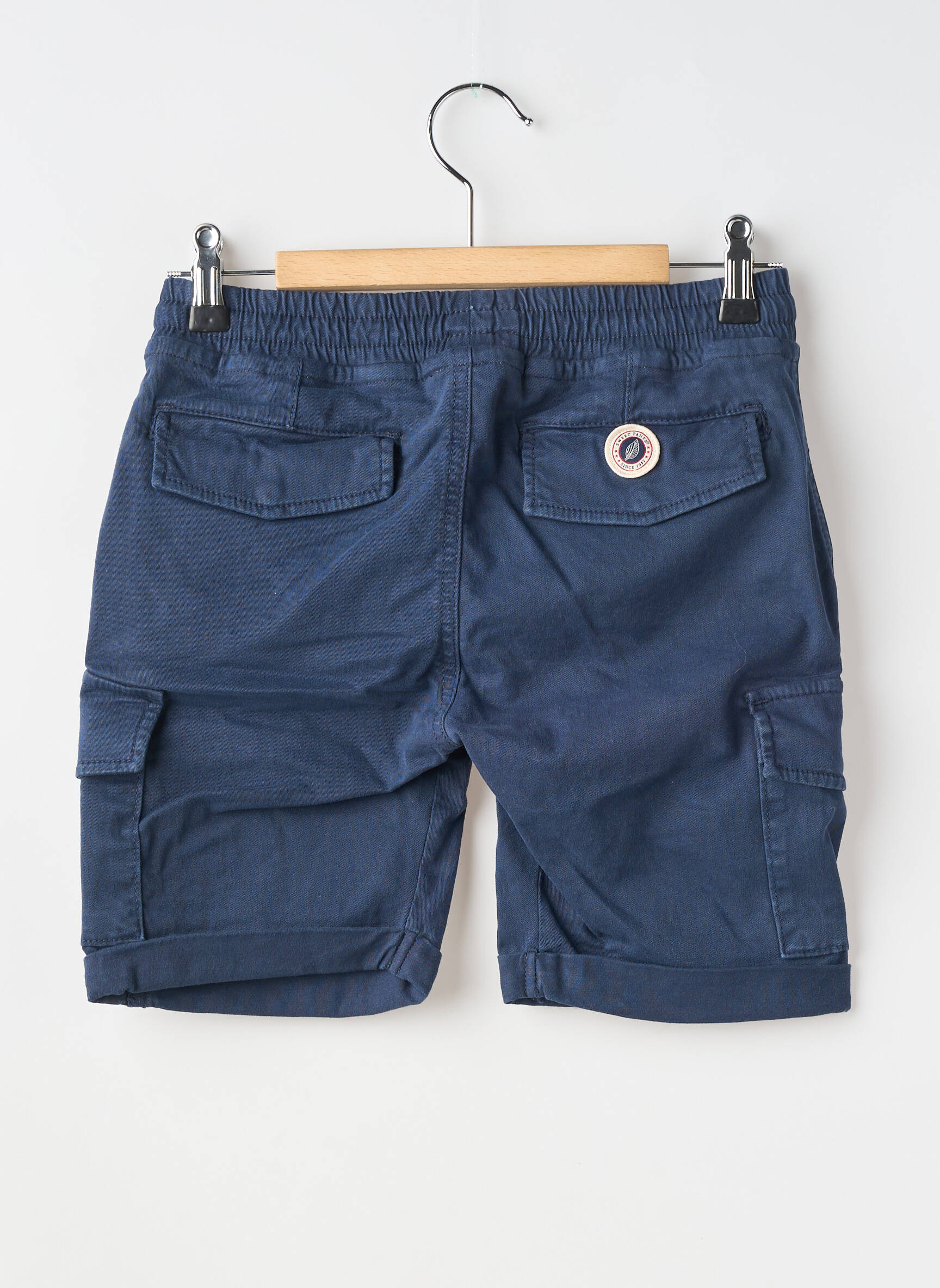 Short stretch taille élastique bleu SWEET PANTS garçon