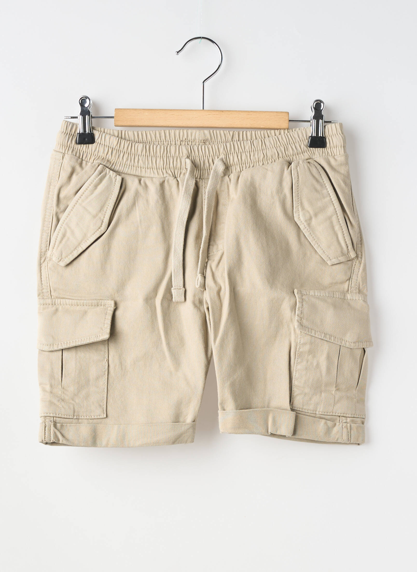 Short stretch taille élastique beige SWEET PANTS garçon