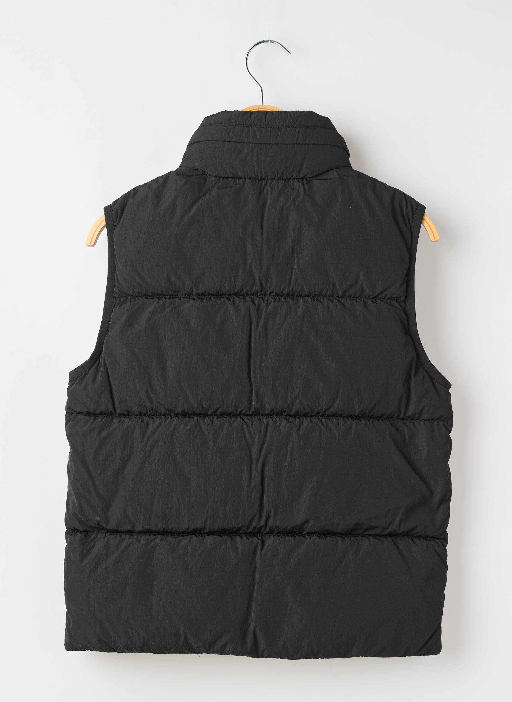 Doudoune coupe droite a capuche noir CP COMPANY enfant