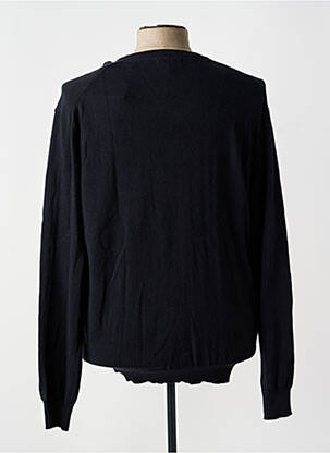 Pull col v manches longues noir MCS homme