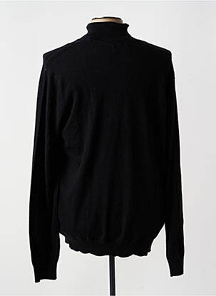 Pull stretch manches longues noir TEDDY SMITH homme