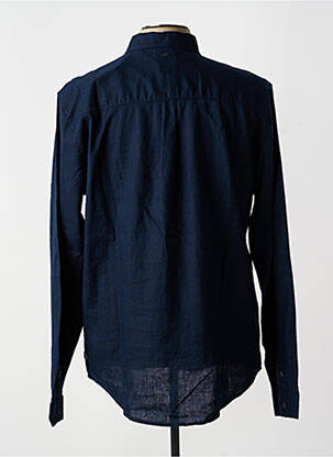 Chemise manches longues fermeture boutonnée sur le devant bleu PETROL INDUSTRIES homme