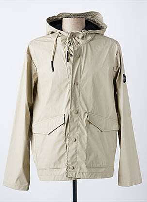 Imperméable coupe droite a capuche gris TEDDY SMITH homme