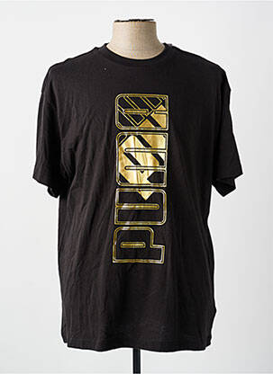 T-shirt coupe droite manches courtes noir PUMA homme