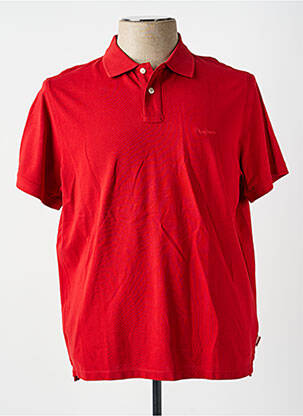 Polo stretch manches courtes rouge PEPE JEANS homme