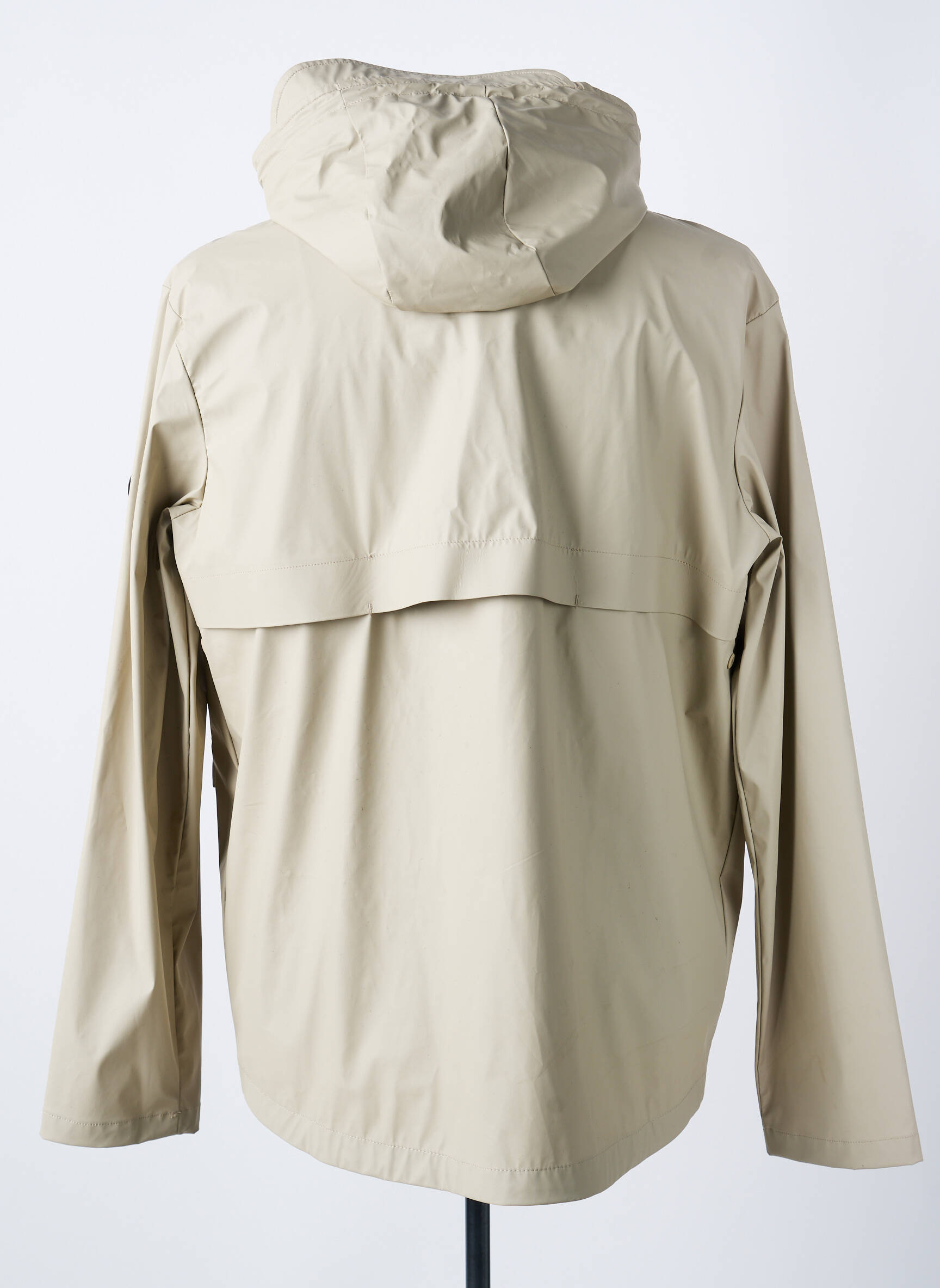 Imperméable coupe droite a capuche gris TEDDY SMITH homme