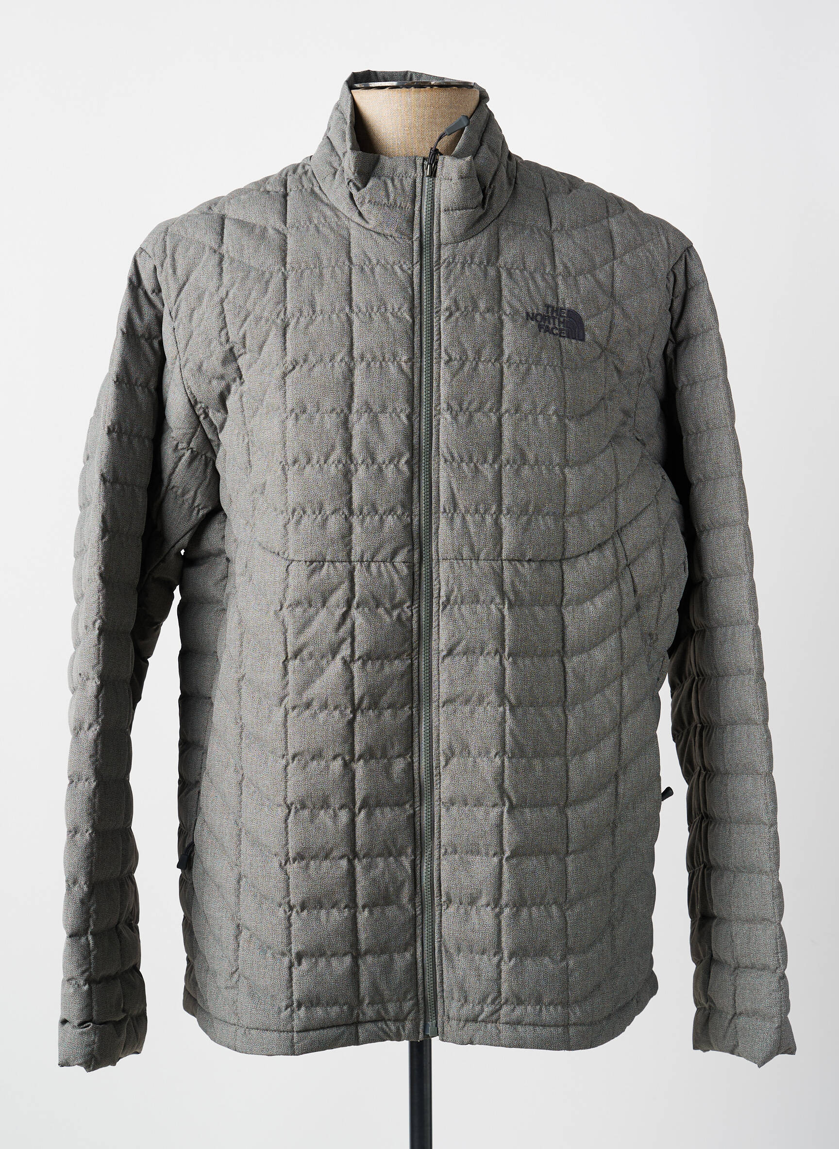 Doudoune manches longues sans capuche gris THE NORTH FACE homme