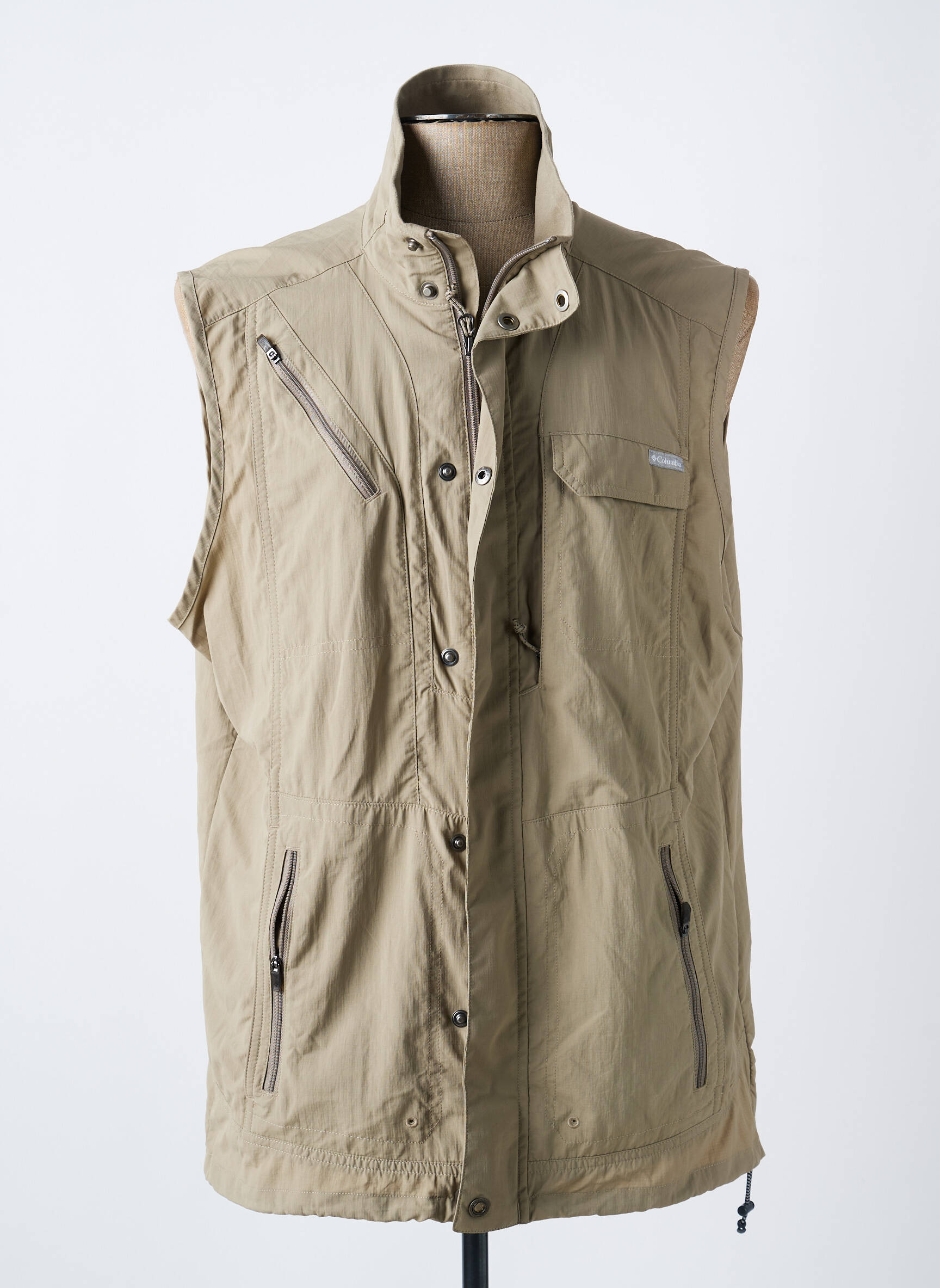 Veste casual coupe droite beige COLUMBIA homme