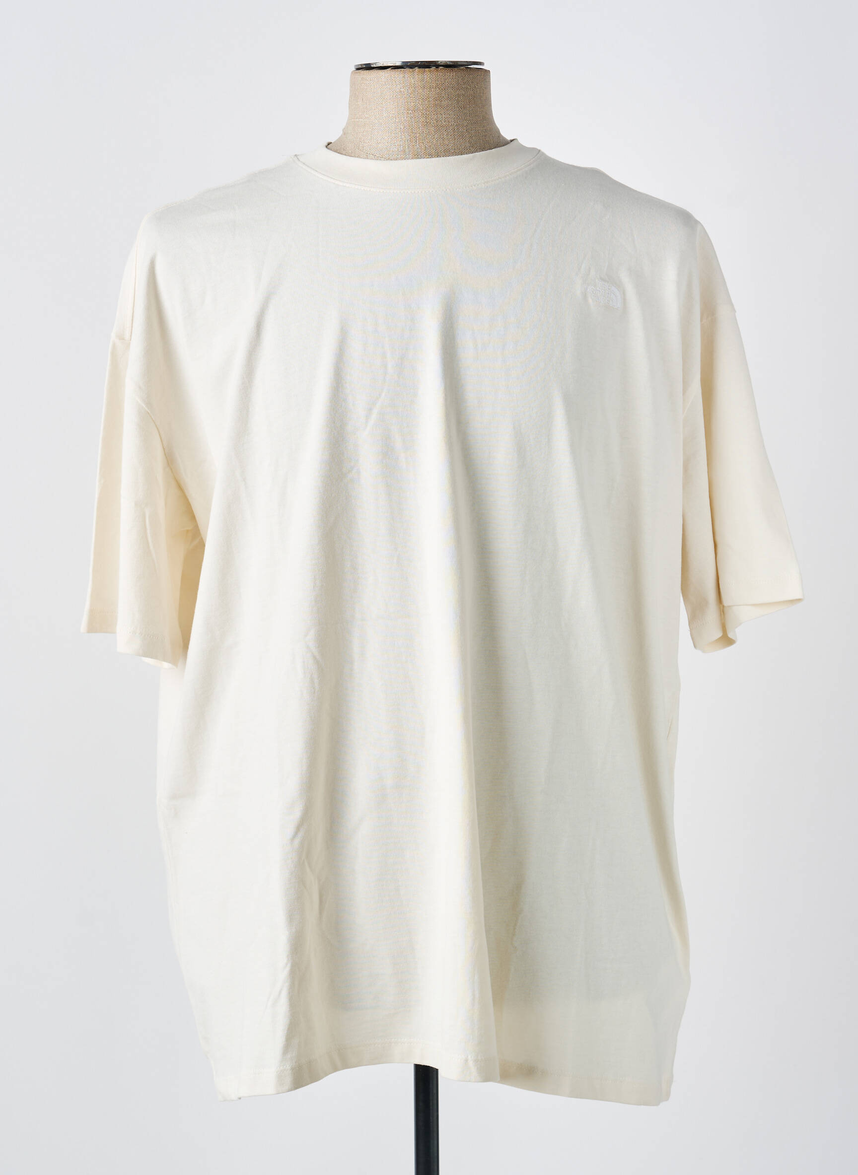T-shirt broderie manches courtes beige THE NORTH FACE homme