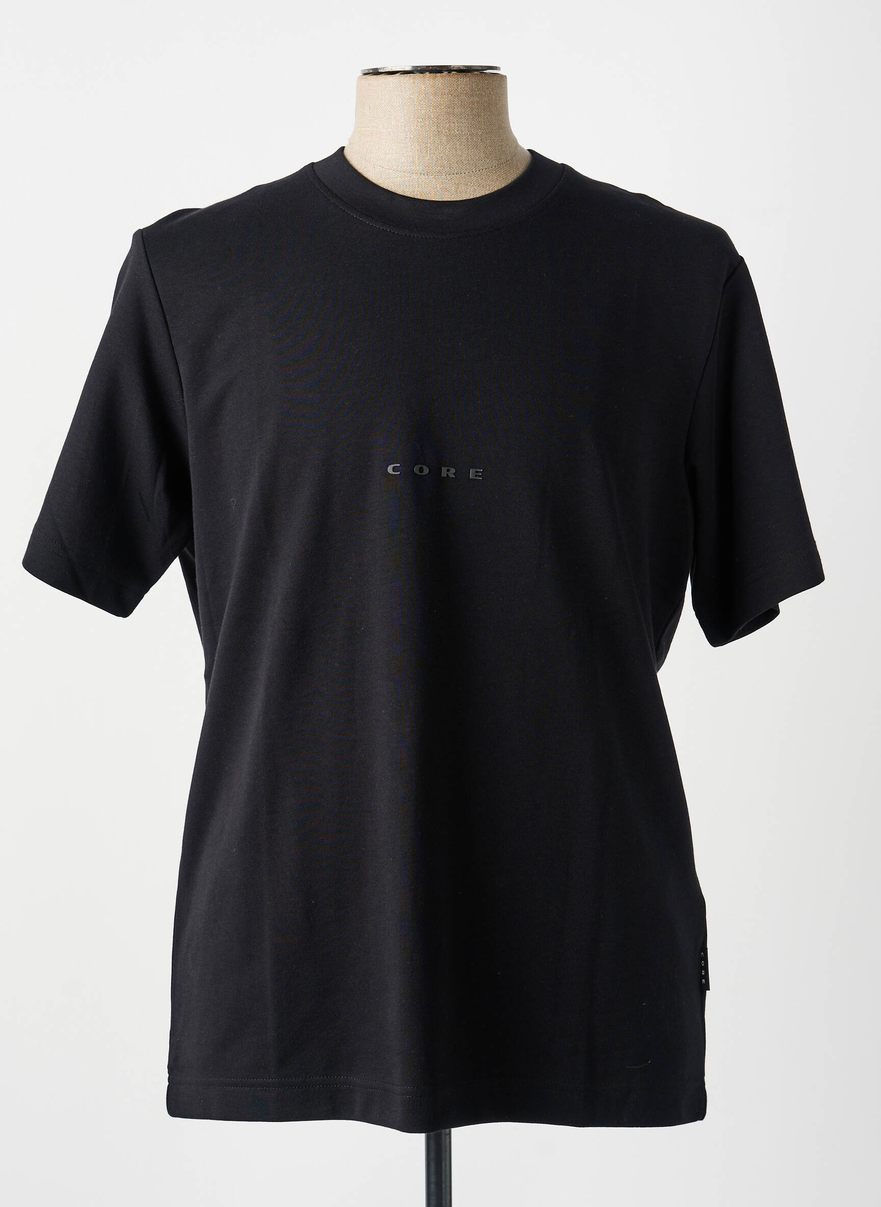 T-shirt coupe droite manches courtes noir JACK & JONES homme