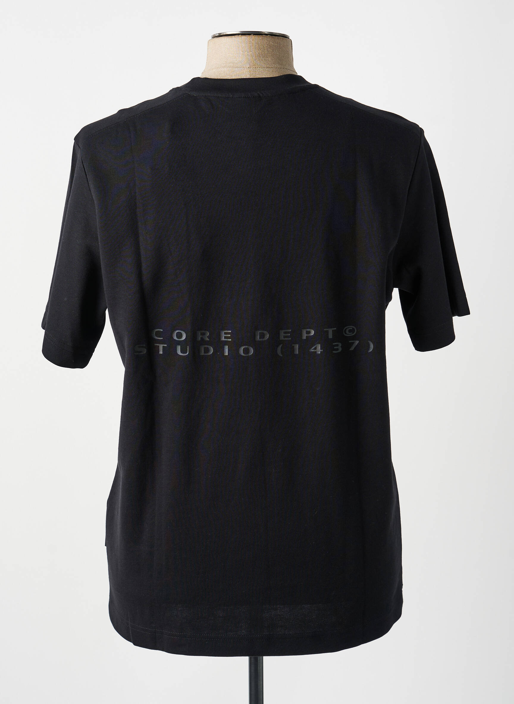 T-shirt coupe droite manches courtes noir JACK & JONES homme