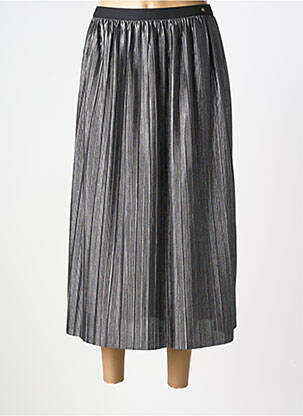 Jupe longue coupe fluide gris TEDDY SMITH femme