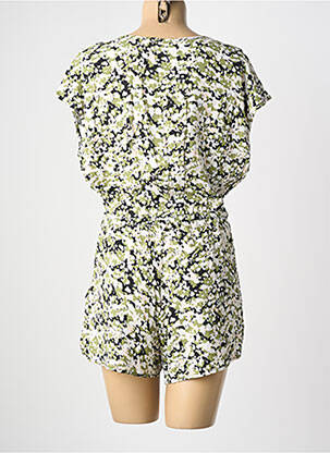 Combishort col cache-coeur manches courtes vert ROXY femme