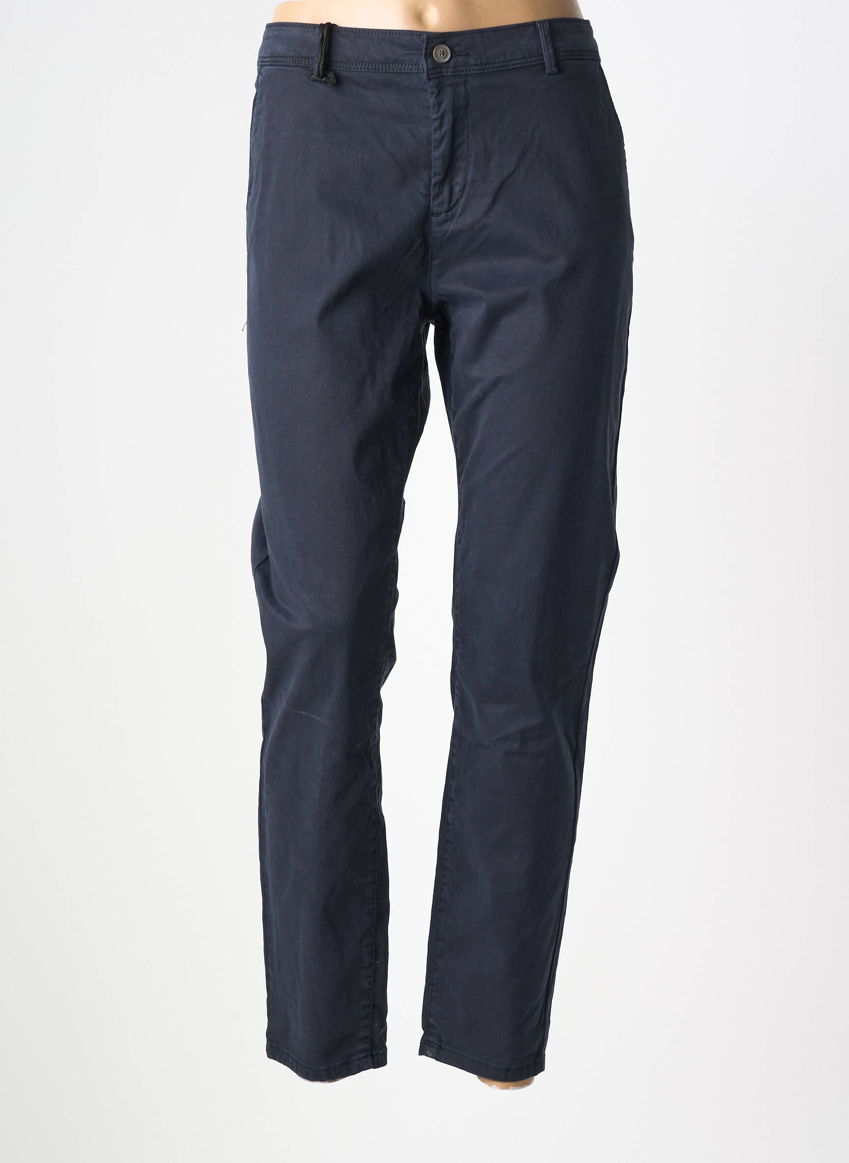 Pantalon chino stretch taille normale bleu TEDDY SMITH homme