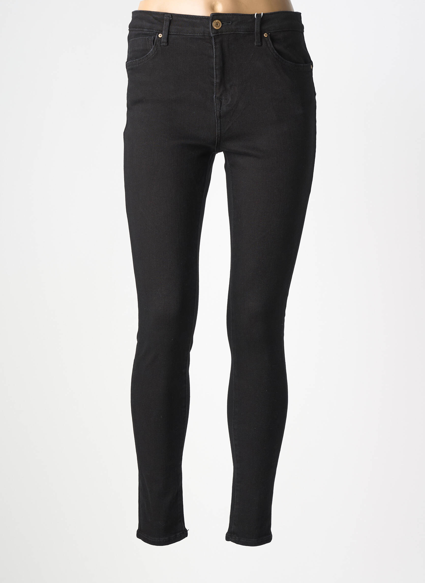 Jeans skinny taille normale taille normale noir ONLY femme