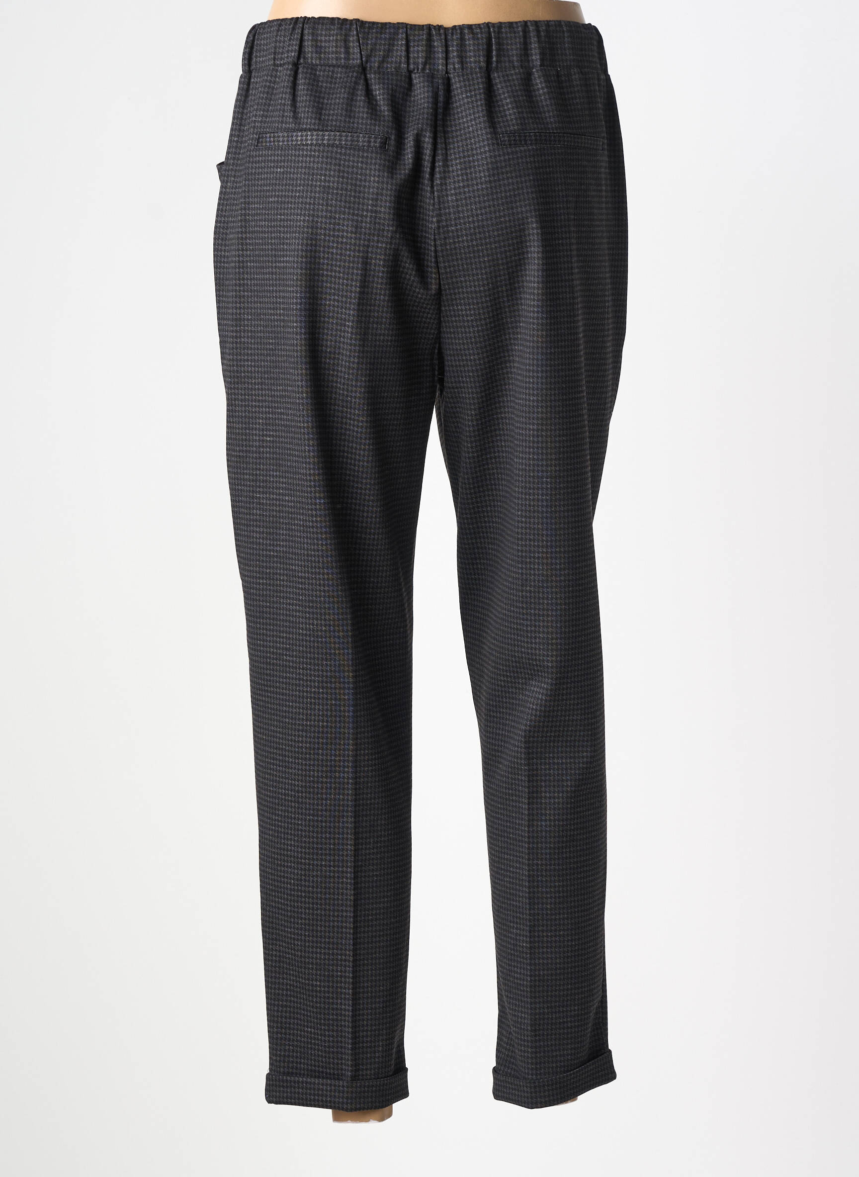 Pantalon droit stretch gris TEDDY SMITH femme