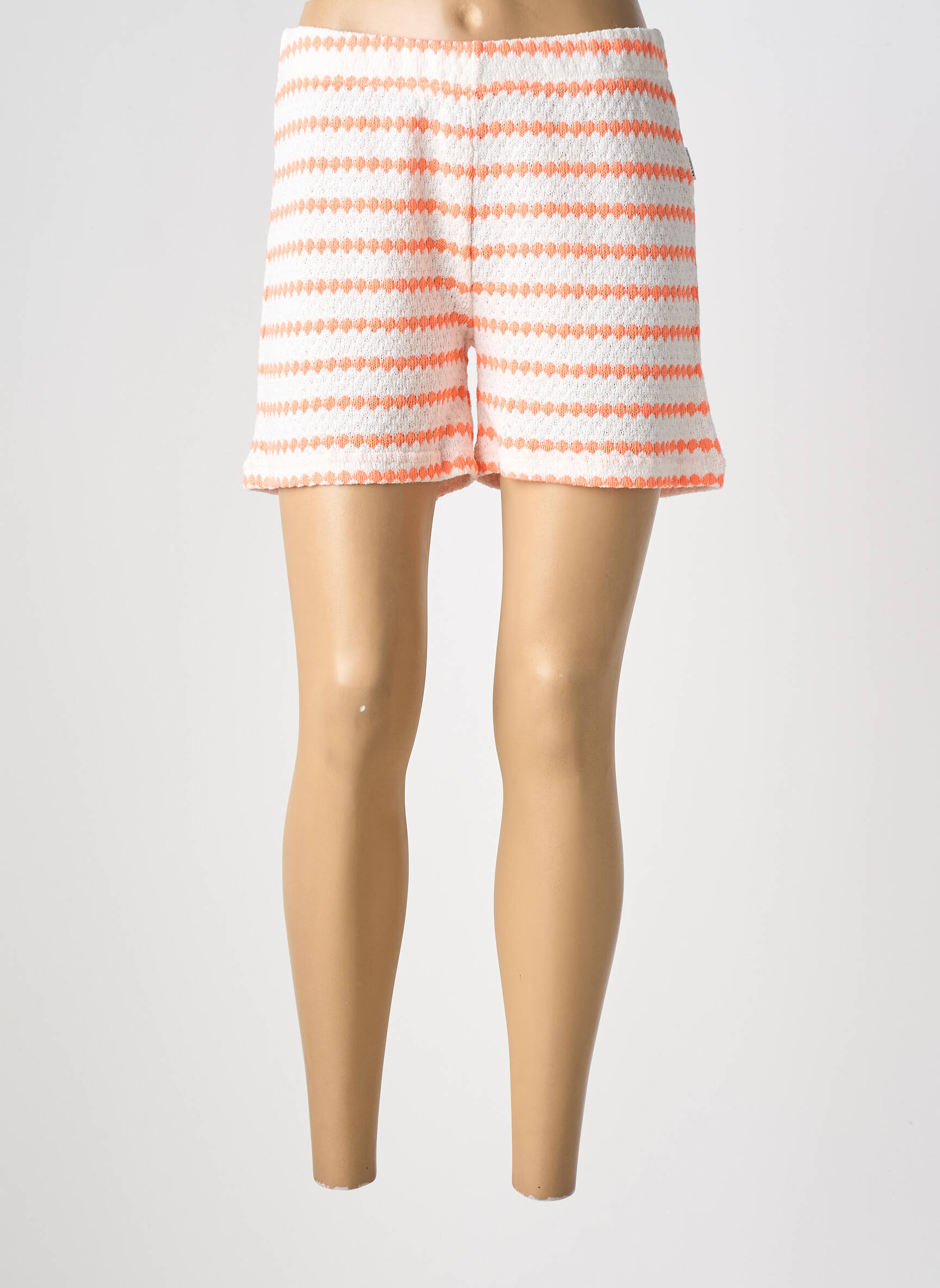 Short taille normale taille normale orange LE TEMPS DES CERISES femme