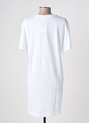 Robe courte manches courtes manches courtes blanc NIKE femme