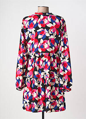 Robe courte manches longues manches longues rose ONLY femme