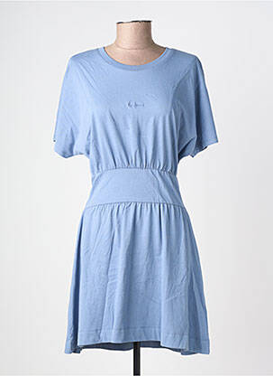 Robe courte manches courtes manches courtes bleu PEPE JEANS femme